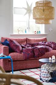 Neu Vimle 3er Sofa Mit Recamiere Rot Ikeadeutschlandweihnachten Ikea Deutschland Die Behaglich Weiche Fullung Aus Hochelastischem Kaltschaum Stutzt Angene In 2020