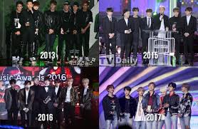 List Of Awards Received By Bts In Music Awards 2013 2018