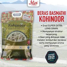 • planted in the most infertile paddy fields in punjabi, known as kallar tract where snow from the mountains flow into the lowlands. Beras Kohinoor 5kg Faiza Basthmati Paling Panjang Shopee Malaysia