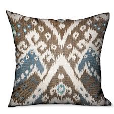 Choose from contactless same day delivery, drive up and more. Plutus Shoshone Valley Blue Brown Ikat Luxury Outdoor Indoor Throw Pillow Dou Ebay