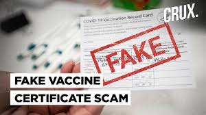 Once you receive the first dose of your vaccine, the government issues a vaccination certificate that confirms a person has been inoculated. Fake Covid 19 Vaccine Certificate Sale In The Darknet Increases Fear Of Cross Border Virus Spread Youtube