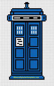 Minecraft Pixel Art Templates The Tardis Doctor Who Pixel Art Aka Knit Crochet Cross Stitch Pat Pixel Art Templates Minecraft Pixel Art Pixel Art Pattern