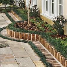 Design A Brick Border For A Garden Courtyard Brick Landscape Edging Brick Garden Edging Brick Garden