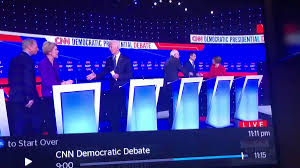 Democratic Debate Warren Appears To Reject Handshake With Sanders After Clash As It Happened Us News The Guardian