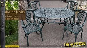 Quelles sont les dernières tendances d'aménagement un salon de jardin vous permettra de créer un endroit convivial. Salon De Jardin Complet En Fer Forge