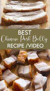 Chinese Pork Belly With Best Crackles Of Crispness Recipe Pork Belly Chinese Pork Pork