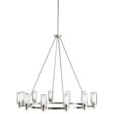 Listed to ul/csa/etl standards for dry location use. Kichler Lighting Circolo Collection 12 Light Brushed Nickel Chandelier Overstock 13325220