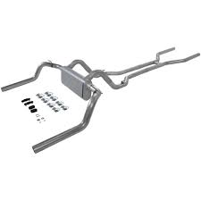 1967 1974 Chevrolet Camaro Flowmaster Muffler American Thunder Exhaust Kit 17104