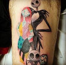 The Nightmare Before Christmas Sally And Baby Sally Jack And Baby Jack Tattoos For Daughters Christmas Tattoo Finger Tattoos
