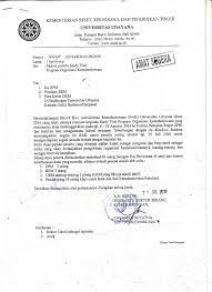Surat permohonan adalah salah satu surat resmi yang berisi permintaan tentang suatu hal kepada pihak lain. Unud Sinmawa Udayana Surat Permohonan Peserta Study Visit Program Organisasi Kemahasiswaan