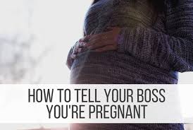 What to do if you feel left out of things because you're pregnant? How To Tell Your Boss You Re Pregnant Career Advice Blog For Millennials Punched Clocks