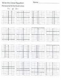 Writing Linear Equations Horizontal And Vertical Lines Writing Linear Equations Writing Equations Linear Equations
