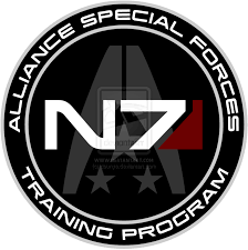 Mass Effect N7 Training Program Custom Logo By Cbunye Deviantart Com On Deviantart Mass Effect Mass Effect Art Mass Effect Universe