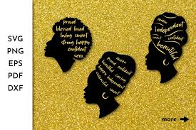 Download Black Woman Svg Bundle Black Woman Silhouette African Afro 979218 Cut Files Design Bundles