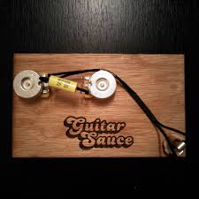 Vintage pio tone cap and wired with gavitt braided cloth push back vintage wiring. Premium Les Paul Jr Guitar Wiring Kit Guitar Sauce