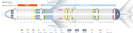 Seat Map Boeing 757 300 Delta Airlines Best Seats In Plane