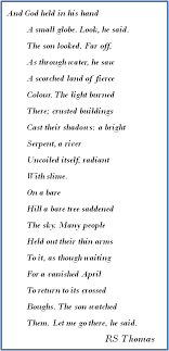The Coming By Welsh Poet Rs Thomas Poems Quotes Poetry