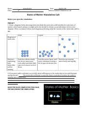 Welcome to the aaas project 2061 science assessment website. States Of Matter Phet Student Guide Investigating Matter With States Of Matter Simulation Name States Of Matter Student Guide Start 4 Adapted From Course Hero
