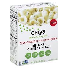 Calorie and nutrition information for popular products from daiya Daiya Foods Cheezy Mac Four Cheese With Herbs 10 6 Oz Walmart Com Walmart Com