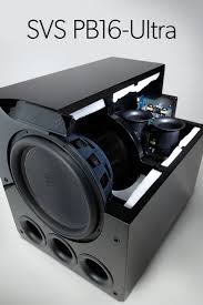 Svs Pb16 Ultra Piano Gloss Black Powered Subwoofer With App Control At Crutchfield Powered Subwoofer Subwoofer Box Design Home Theater Speaker System