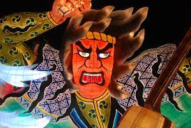 津軽野萩ノ台合戦 奮戦安東尭季 部分 ねぶた祭り 祭り 合戦