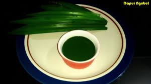 Cara Mudah Membuat Pasta Pandan Alami Youtube