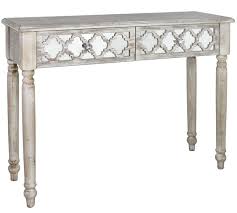 Cancun Beach Console Table Mirrored Console Table Modern Console Tables Geometric Furniture