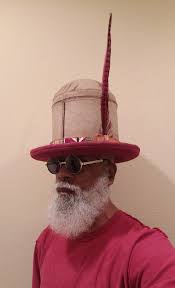 Olds Cool Rasta Style The Black Hatter Rockers Uptown Hat Polyester Felt Blend Brim With A Reverse B Fashion Suits For Men Well Dressed Men Hats For Men
