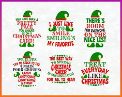 Here are 150 quotes about smiling to put a big smile on your face that everyone will love. Elf Quotes Cricut Only Elf Pack Of 6 Buddy The Elf Movie Quotes Etsy Dogtrainingobedienceschool Com