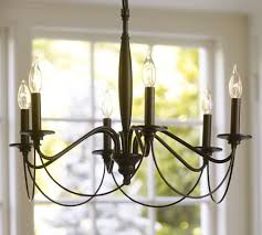 Graham Iron Chandelier Pottery Barn