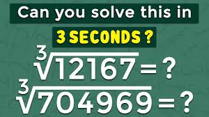 How To Find Cube Root Of Any Number Without Calculator How To Calculate Cube Roots In Your Head Math Youtube