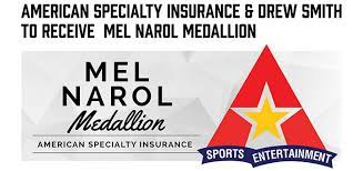 North american underwriters provides auto insurance, home insurance, life insurance when you're looking for insurance that is out of the ordinary, the team at nau can find the right coverage. American Specialty Insurance Drew Smith To Receive Mel Narol Medallion National Association Of Sports Officials