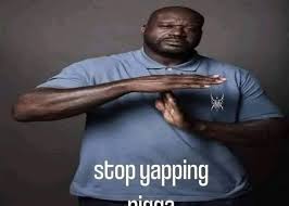 ada yang punya stiker "stop yapping n***a" ?