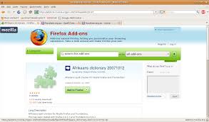 Afrikaans Spell Checker In Web Browser Firefox Defcon3 By Fredre