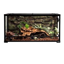 Amazon Com Reptizoo Reptile Glass Terrarium Double Hinge Door With Screen Ventilation Reptile Terrarium 36 X 18 Reptile Terrarium Terrarium Tank Terrarium
