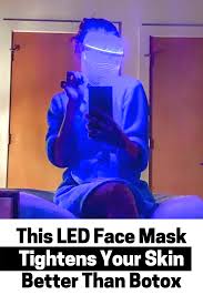 This Led Face Mask Tightens Your Skin Better Than Botox In 2020 Led Face Mask Led Therapy Good Skin