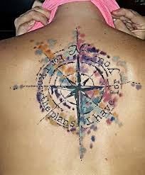 Want to see the world's best watercolor compass tattoo designs? Watercolor Compass Tattoo Watercolor Compass Tattoo Compass Tattoo Compass Tattoo Design