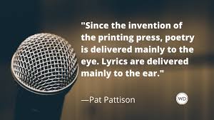Read, share, and enjoy these rap funny poems! Lyric Writing Vs Poetry Writer S Digest