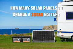 How Many Solar Panels to Charge 200Ah Battery? – PowMr