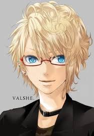 Louricakikay S Image Anime Guys With Glasses Curly Hair Styles Anime Guys Shirtless