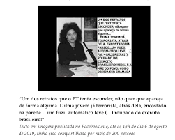 Dilma se reúne com base aliada em busca de apoio para os cortes no orçamento. Fotografia De Dilma Rousseff Com Uma Espingarda Automatica Na Decada De 1980 E Verdadeira Poligrafo