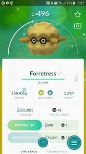 shiny forretress pineco evolution trade pokemon go