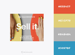 Say blue, take a blue crayon, walk over to one circle and color a small part of the circle. 40 Eye Catching Color Combinations In Display Ads