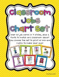 Classroom Jobs Pocket Chart Or Magnetic Set