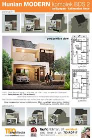 Gambar kerja | ide kreasi rumah, renovasi pengembangan rumah 2 lantai menjadi rumah kantor. 04 Rumah Bds 2 Tfq Arsitek Jasa Desain Rumah Kantor Balikpapan