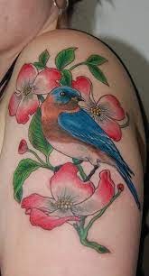 Beautiful Flower Tattoo Designs For Girls Bird Flower Tattoo Designs For Girl On Sleeve Cv Bird And Flower Tattoo Floral Tattoo Design Flower Tattoo Designs
