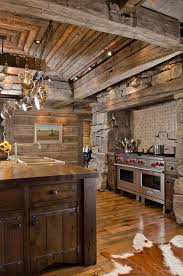 53 Sensationally Rustic Kitchens In Mountain Homes Log Home Kitchens Country Kitchen Designs Rustic Kitchen Design