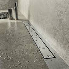 Smooth Surface Flat Stainless Steel Long Shower Channel Drain Etsy Shower Drain Walk In Shower Floor Drains