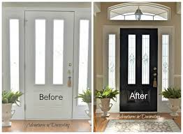 Adventures In Decorating New Paint Means New Chandie Inside Front Doors Black Interior Doors Doors Interior