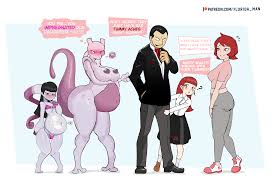 ariana (pokemon), giovanni (pokemon), mega mewtwo y, mewtwo, creatures  (company), game freak, nintendo, pokemon, pokemon lgpe, florida man,  pokemon (game), uniform, absurdres, highres, ass, bikini, black hair,  breasts, family, formal clothes, gen